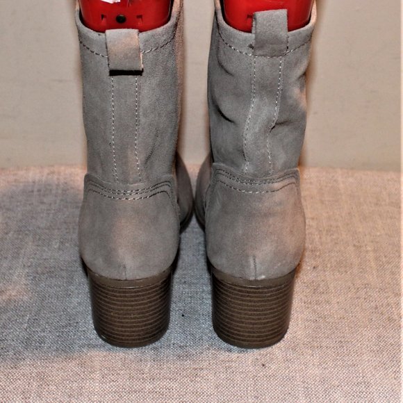 LN LADIES WHITE MOUNTAIN HIGH ANKLE BOOTS - 9 1/2M - TAN LEATHER. - Picture 5 of 8